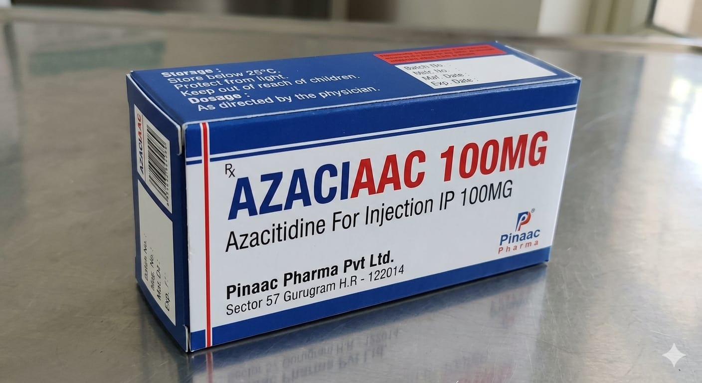 Azaciaac — illustrative product visual, Pinaac Pharma Pvt Ltd